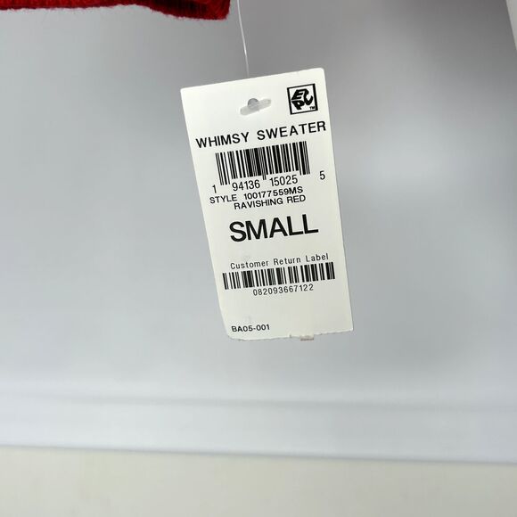 New KAREN SCOTT Women's Scotty Dog Crewneck Sweater Ravishing Red Size Small - Picture 7 of 8